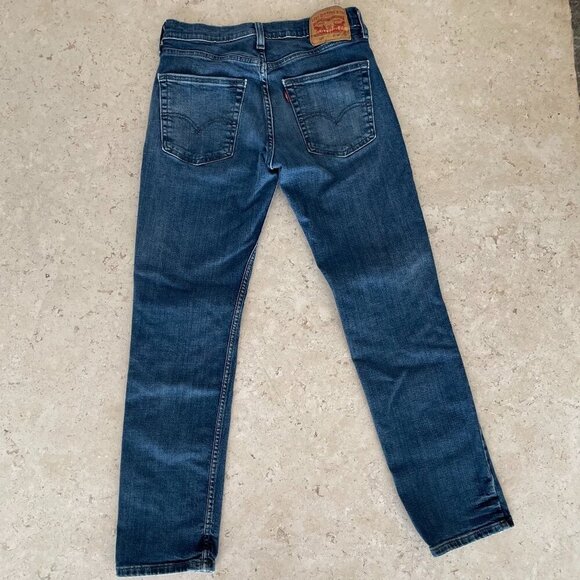 Levi's Men's 514 Straight Fit Dark Wash Jeans, Size W30 L32 - Picture 2 of 7